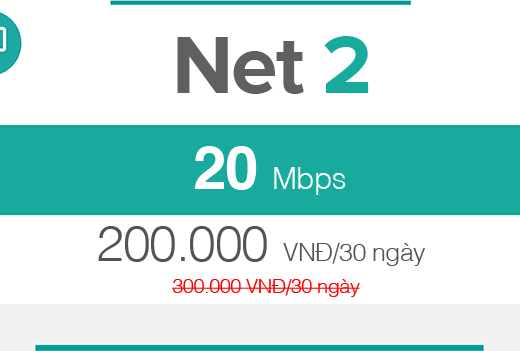 Viettel Internet cáp quang tốc độ 20 Mbps